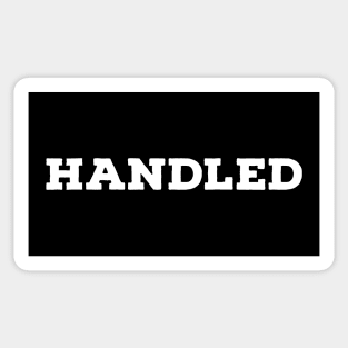 Handled Sticker